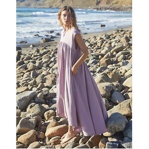 Free People Madelyn Midi Dress in Woodrose NWT Small